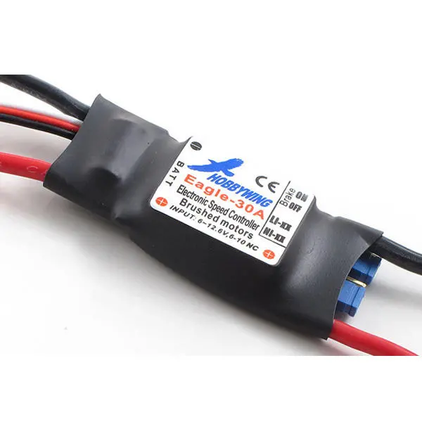 Hobbywing Eagle 30A Brushed Esc Speed Controller With Bec For Rc Model Airplane 1
