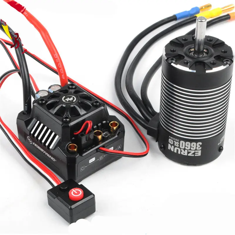 Hobbywing Ezrun Max10-Sct 120A Waterproof Brushless Esc +3660 Sl G2 Motor For 1/10 Rc Car Truck 1