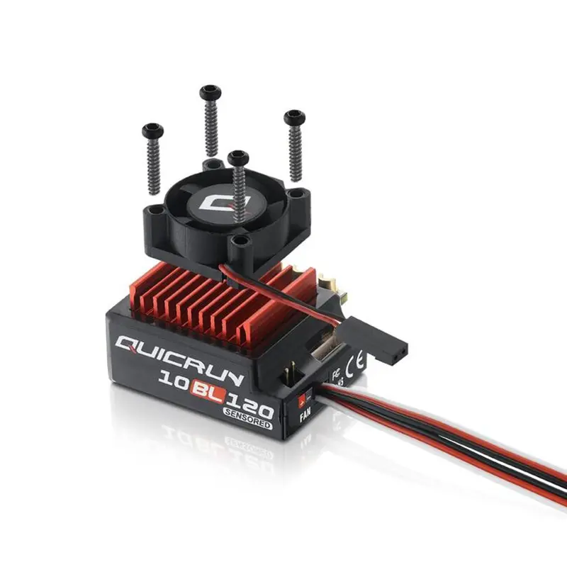 Hobbywing Quicrun 10Bl120 Sensored 120A / 10Bl60 Sensored Brushless Esc Speed Controller For 1/10 1/12 Rc Mini Car 1