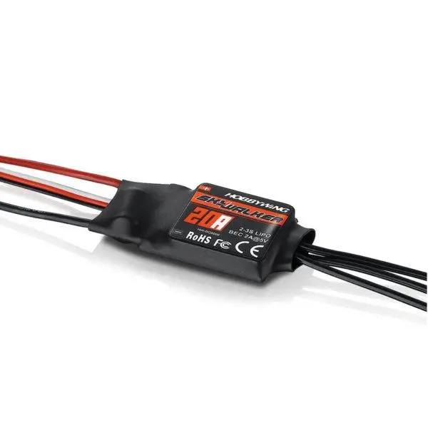 Hobbywing Skywalker 2-3S 20A Brushless Esc With 5V/2A Bec For Rc Models 1