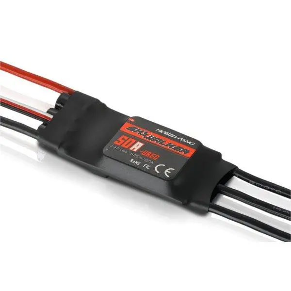 Hobbywing Skywalker 2-4S 50A Ubec Brushless Esc With 5V/5A Bec For Rc Airplane Models 1