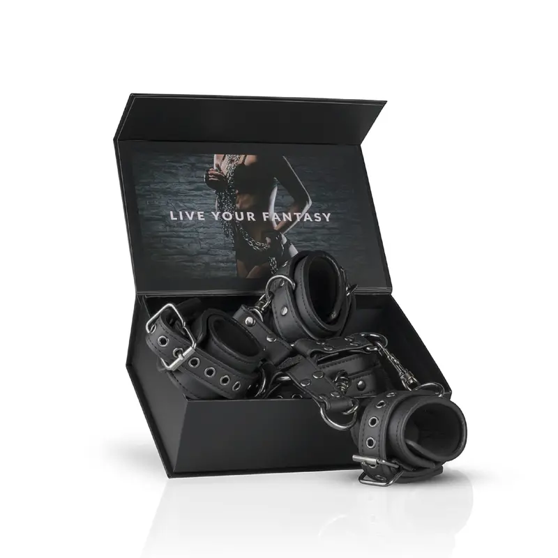 Hogtie With Hand And Ankle Cuffs Black. 1