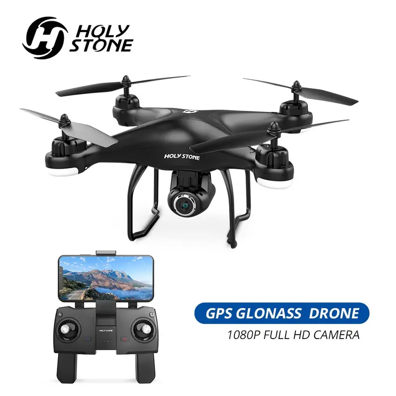 Holy Stone Hs120d Gps Drone Fpv 1080P Hd Camera Profissional Wifi Rc Drones Selfie Follow Me Quadcopter Gps Glonass Quadrocopter 1