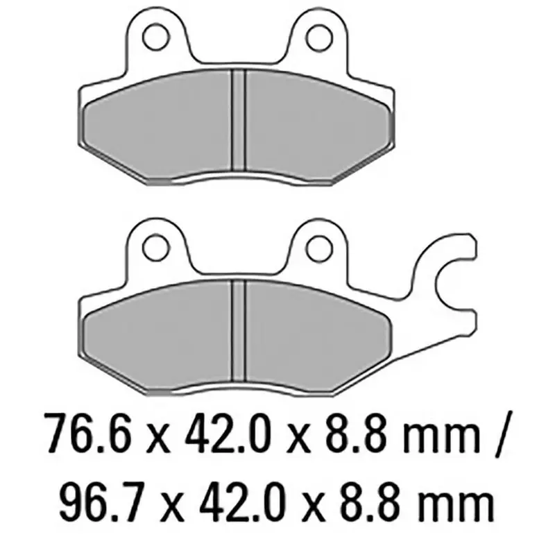 Honda Cb125e  Ferodo Front Brake Pads 1