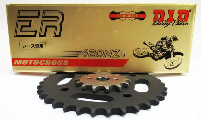 Honda Grom Msx125 Gold Chain And Sprocket Set 1