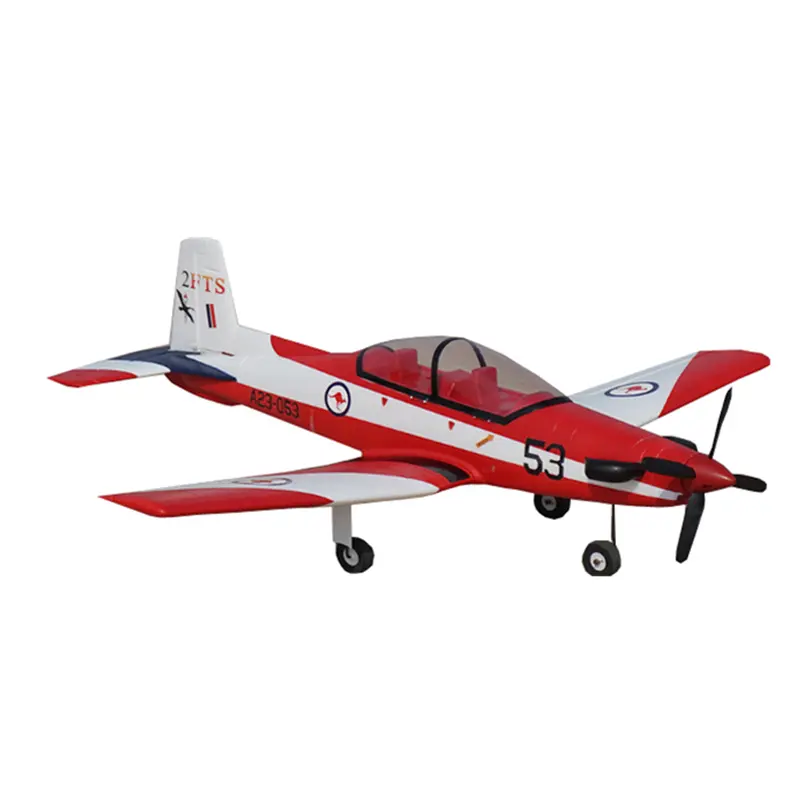Hookll Pilatus Pc-9 Pc9se 1200Mm Wingspan Epo Rc Airplane Fixed Wing Low-Winged Training Aircraft Kit/Pnp 1