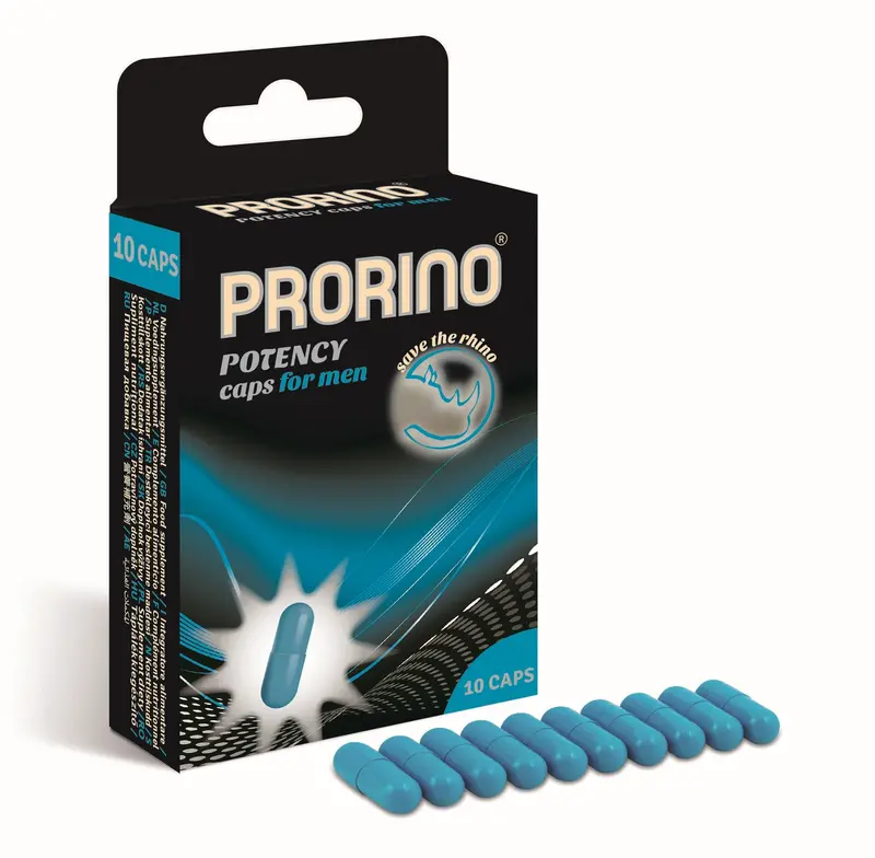 Hot Eros Prorino Potency Caps For Men 10 Pc. 1