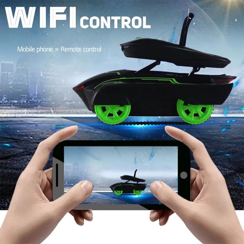 Hot! Newest Wifi Real Time Control Wireless Ar Battle Rc Tank With Camera And Light, Iphone/Ipad Control Tank Boy Birthday Gift 1