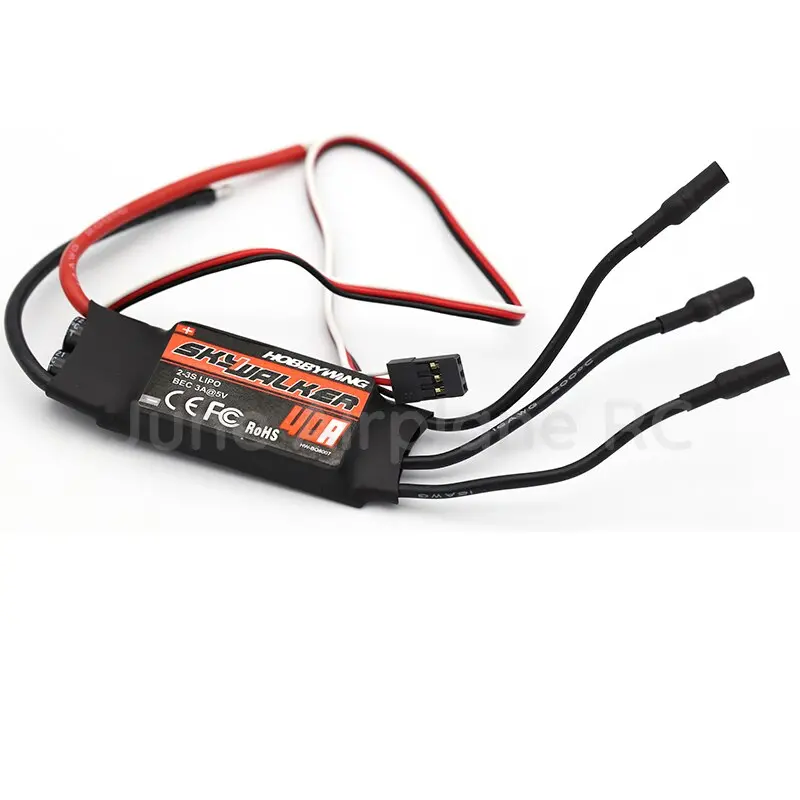 Hot Sales Hobbywing Skywalker 15A 20A 40A 50A 60A 80A 2-4S 2-6S Electric Speed Control Esc For Rc Aircraft Multicopter 3