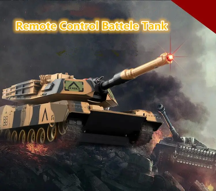 Hot Sell Boy Rc Toy 508A 28Cm Infrared Aiming Launch 2Pcs Coupe Combat Tank 40M German Tiger America M1a2sep Rc Battle Tanks Toy 1