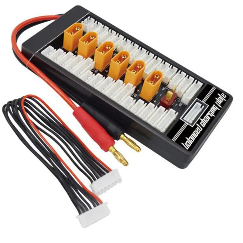 Hotrc Xt60 2S-6S Plug Lipo Battery Parallel Charging Board For Rc Imax B6 Charger Car Drone Balance Charge Part 1