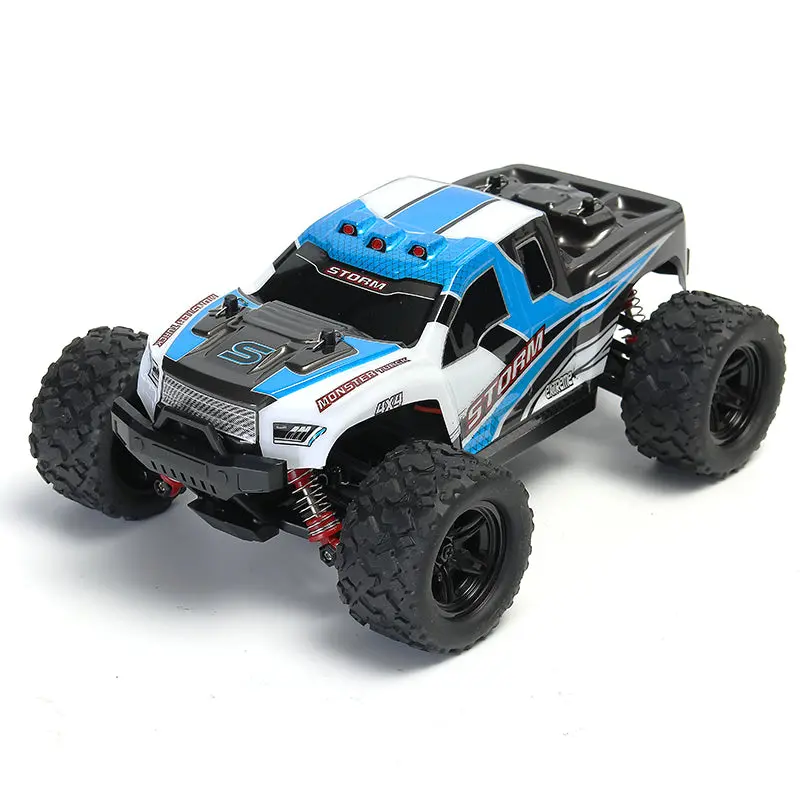 Hs 18301/18302 1/18 2.4G 4Wd High Speed Big Foot Rc Racing Car Off-Road Vehicle Toys 1