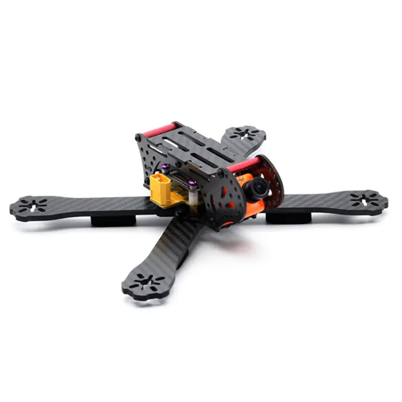 Hskrc Al220 220Mm Wheelbase 4Mm Arm 3K Carbon Fiber Racing Frame Kit W/ 5V 12V Pdb For Rc Drone 1