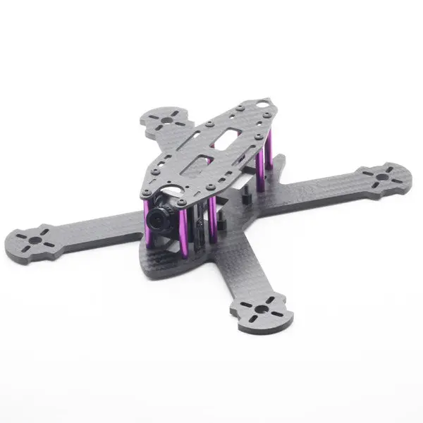 Hskrc Twe210 210Mm Wheelbase 4Mm Arm 3K Carbon Fiber X Type Fpv Racing Frame Kit For Rc Drone 1