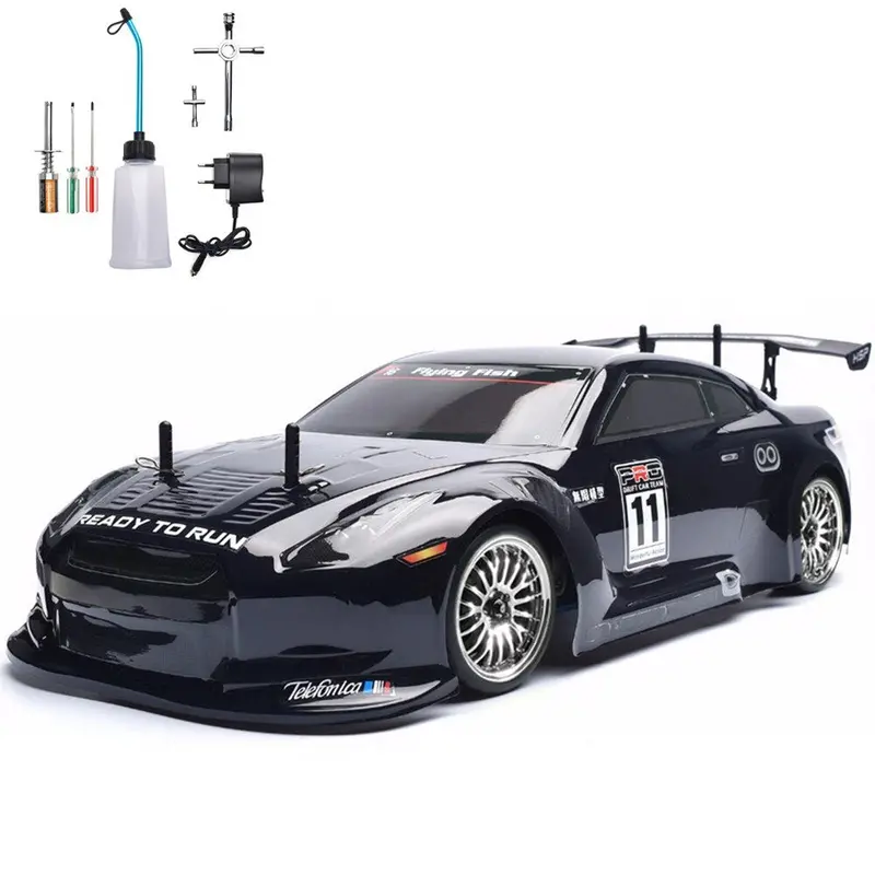 Hsp Rc Car 4Wd 1:10 On Road Racing Two Speed Drift Vehicle Toys 4X4 Nitro Gas Power High Speed Hobby Remote Control Car 1