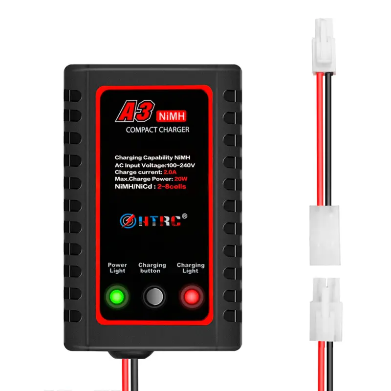 Htrc A3 20W 2A Ac Battery Charger With Tamiya Plug For 2-8S Nimh/Nicd Battery 1