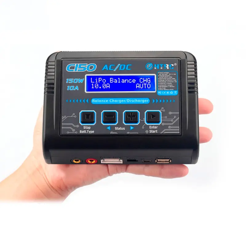 Htrc C150 150W 10A Ac/Dc Balance Charger Discharger For 1-6S Lipo Battery 1