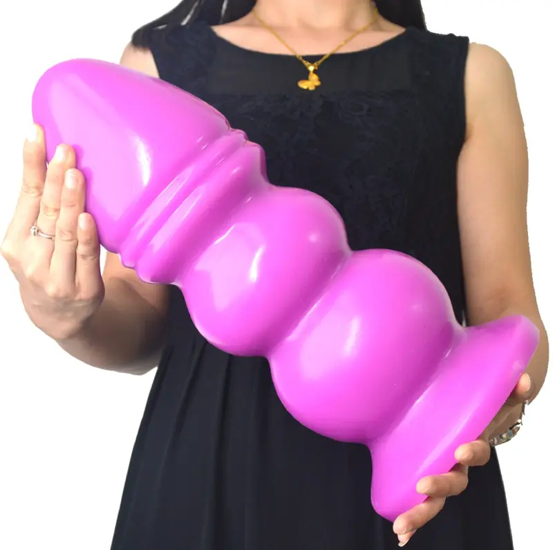 Huge Anal Plug - Purple. 1