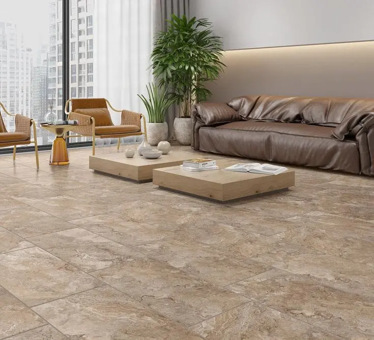 Hughcreek Beige Ceramic Wall & Floor Tile 15"X30" 1