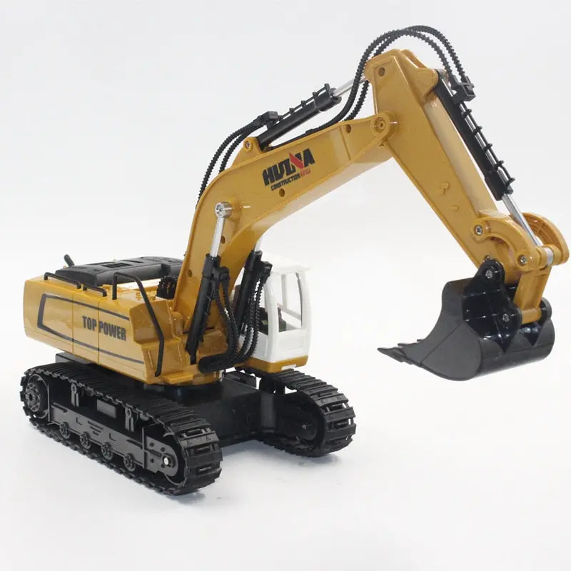 Huina 1331 1/18 2.4G Rc Chargeable Electric Excavator Model Engineering Digging Toys 1