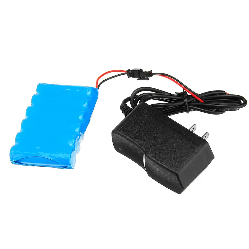 Huina 530/550 7.4V 1300Mah Lipo Battery For Excavator Sm Plug With Charger 1