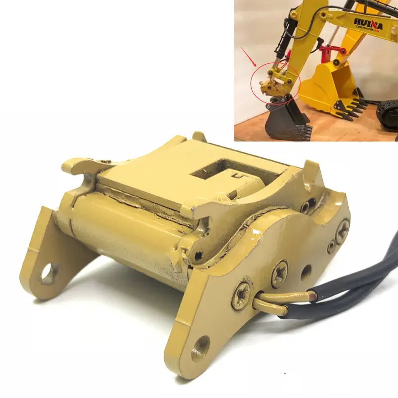 Huina Metal Excavator Automatic Bucket Changer For 580 Rc Car Parts 1