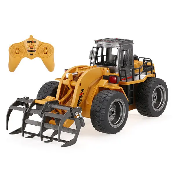 Huina Toys 1590 1/18 2.4Ghz 6Ch Timber Grab Engineering Vehicles Alloy Engineering Series Rc Car 1