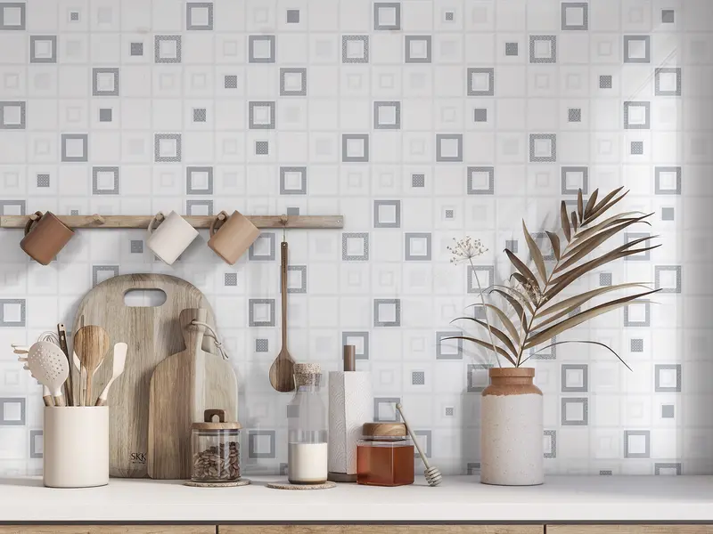 Ice Cube Ceramic Wall Tile 15" X 30" 1