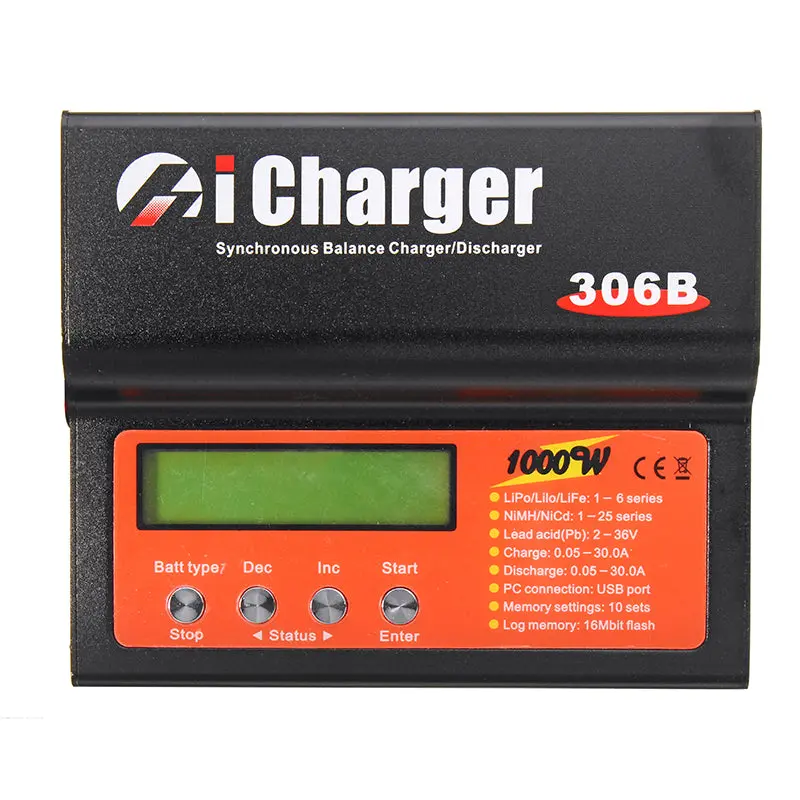 Icharger 306B 1000W 30A 1-6S Dc Lipo Battery Balance Charger Discharger 1