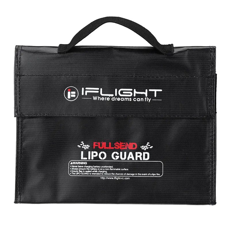 Iflight 240X180x65mm Fire Retardant Lipo Battery Pack Portable Explosion Proof Safety Bag 1