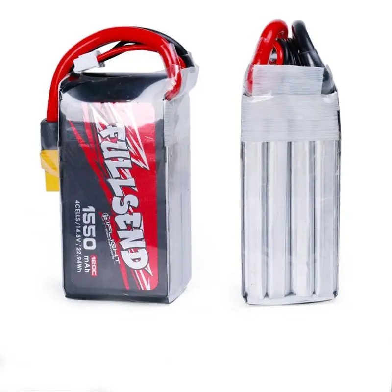 Iflight Fullsend 14.8V 1550Mah 120C 4S Lipo Battery Xt60 Plug 178G For Fpv Racing Rc Drone 1