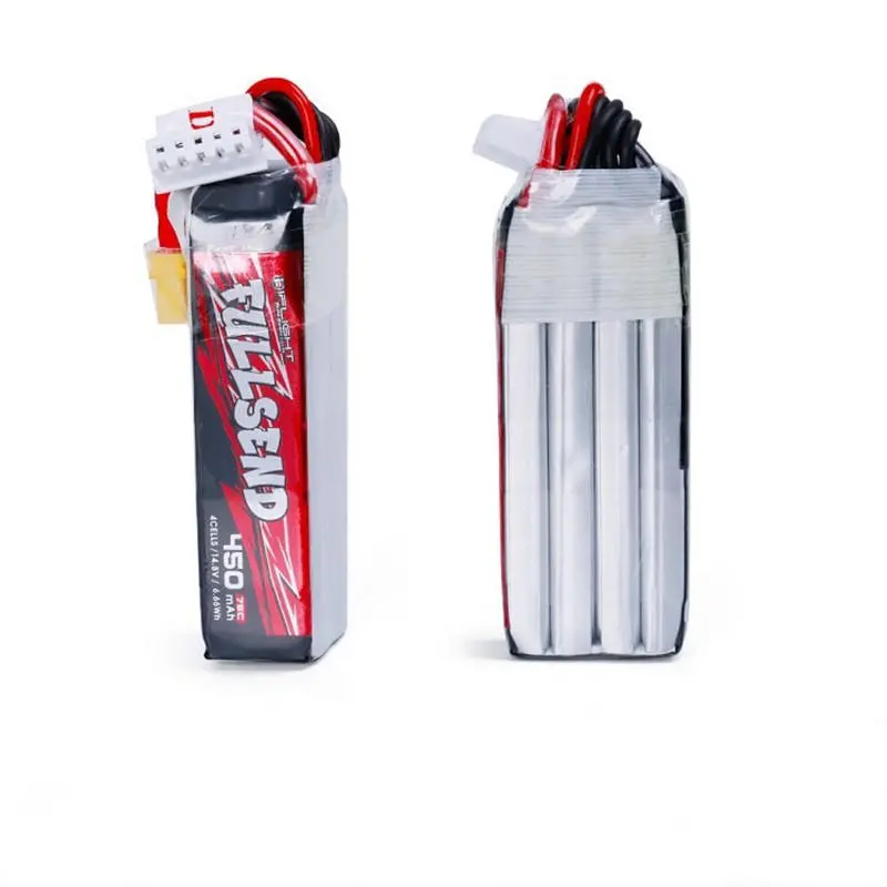 Iflight Fullsend 14.8V 450Mah 75C 4S Lipo Battery Xt30 Plug For Rc Fpv Racing Drone 1