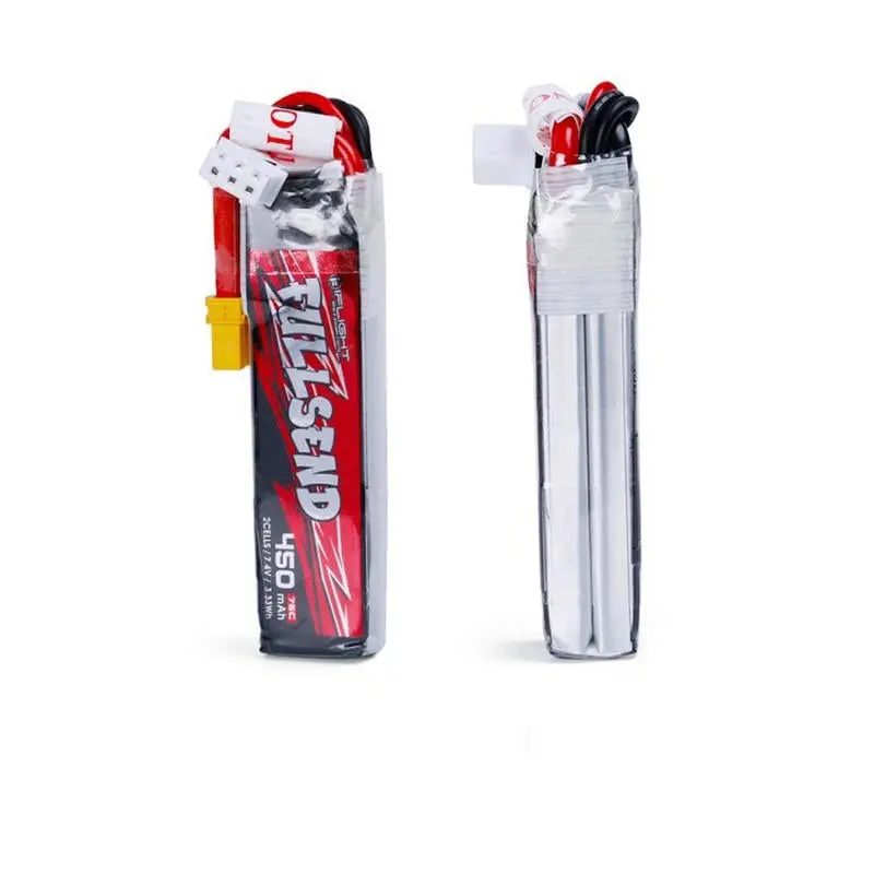 Iflight Fullsend 7.4V 450Mah 75C 2S Lipo Battery Xt30 Plug 27G For Fpv Racing Rc Drone 1