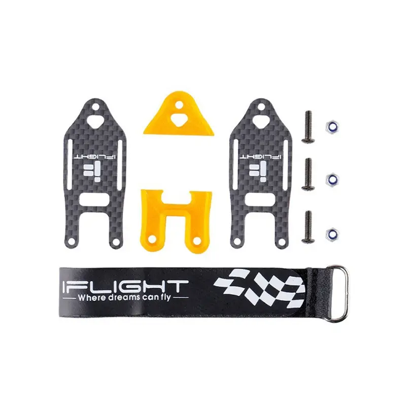 Iflight Upgrade Diy Fpv Racing Drone Backpack Spare Part Hang Set Strap Tie & Mounting Plate 1