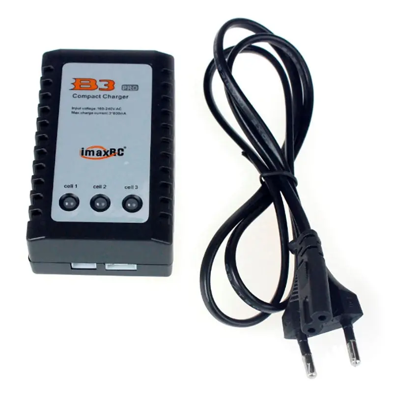 Imax B3 Pro Compact Charger Ac Lipo Battery Adapter 2S 3S 7.4V 11.1V Professional Balance Charger + Eu Us Uk Au Power Supply 1