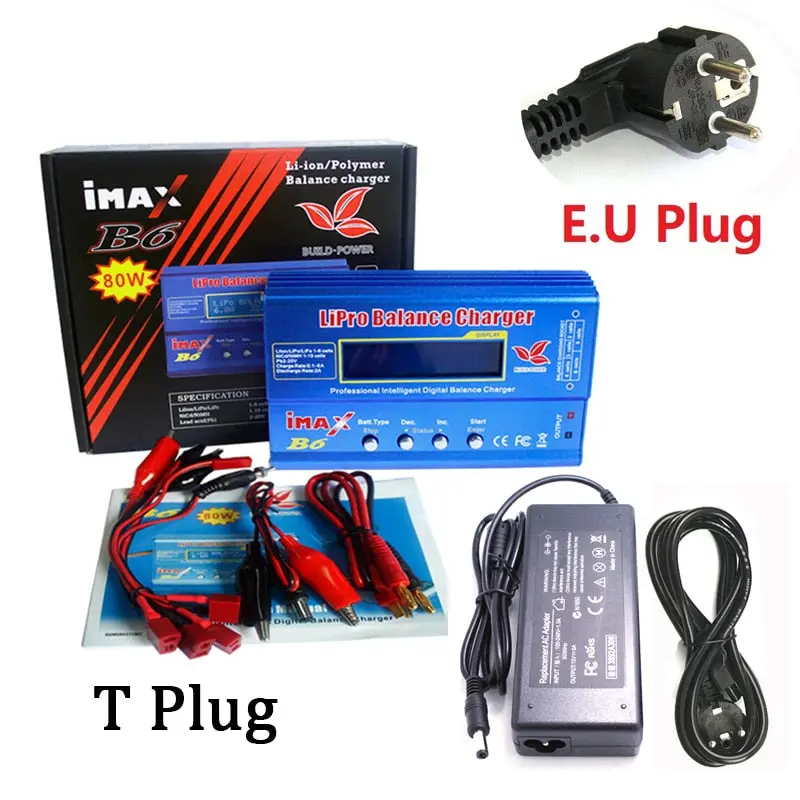 Imax B6 80W Lipo Battery Charger Lipro Balance Charger Imax B6 Charger Balance Charger Turnigy For Rc Helicopter 12V 6A Adapter 1