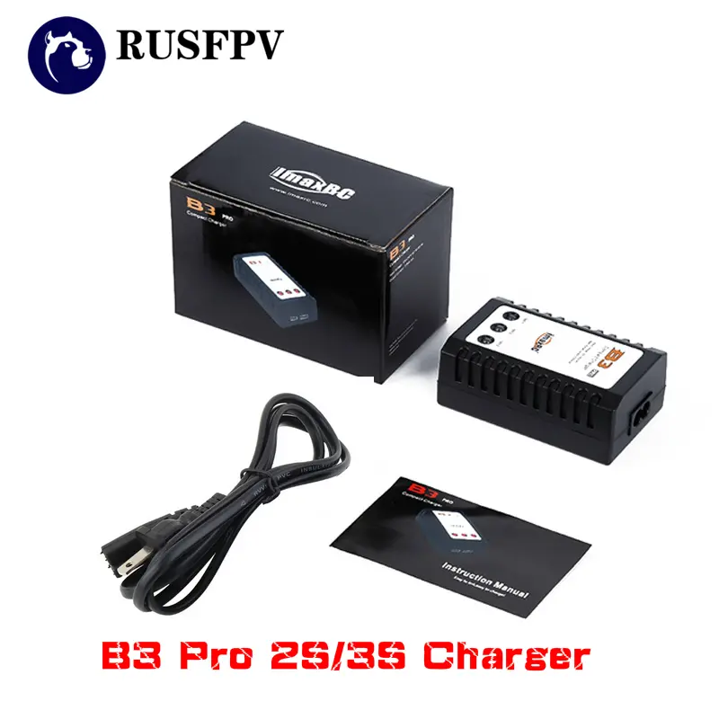 Imaxrc B3 Pro Compact Balance Charger For 2S 3S 7.4V 11.1V Lithium Lipo Battery Helicopter Airplane Multirotor Fpv Racing Drone 1