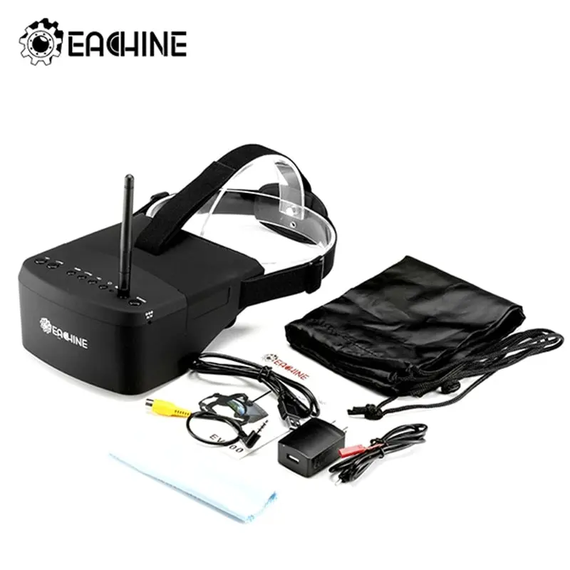 (In Stock)New Arrival Eachine Ev800 5 Inches 800X480 Fpv Goggles 5.8G 40Ch Raceband Auto-Searching Build In Battery 1