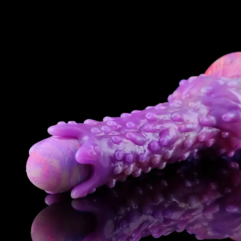 Inflated Ovipositor Dildo With Eggs. 1