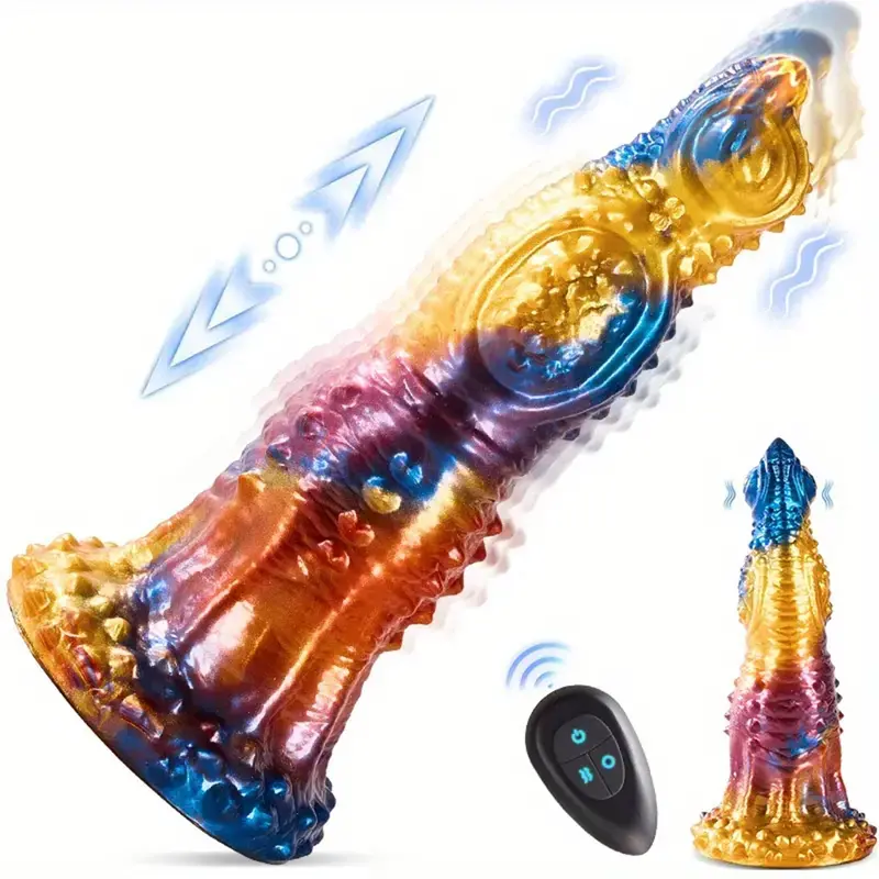 "Infrared-Enabled" 9-Inch Phoenix Dildo Vibrator. 1