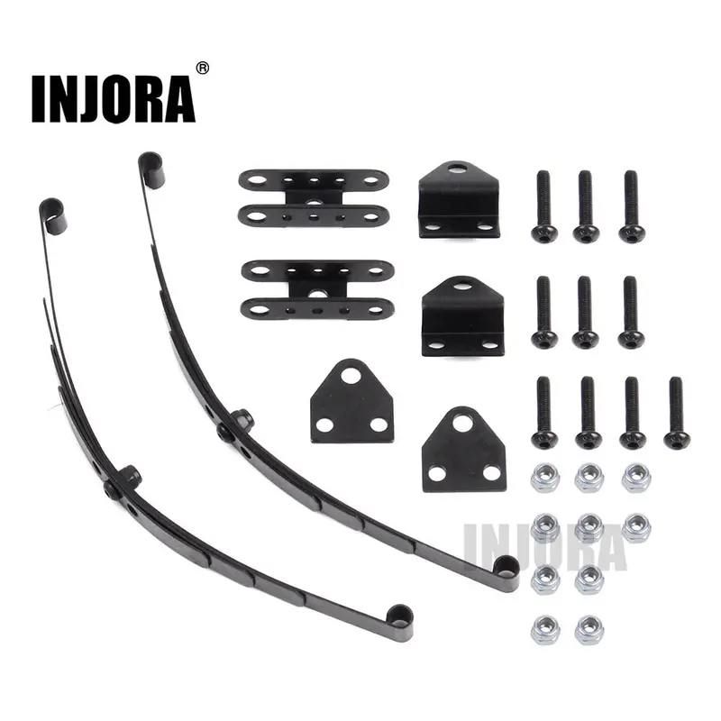 Injora Hard Leaf Spring Suspension Steel Bar For 1:10 Rc Rock Crawler D90 Tf2 Axial Scx10 F350 1