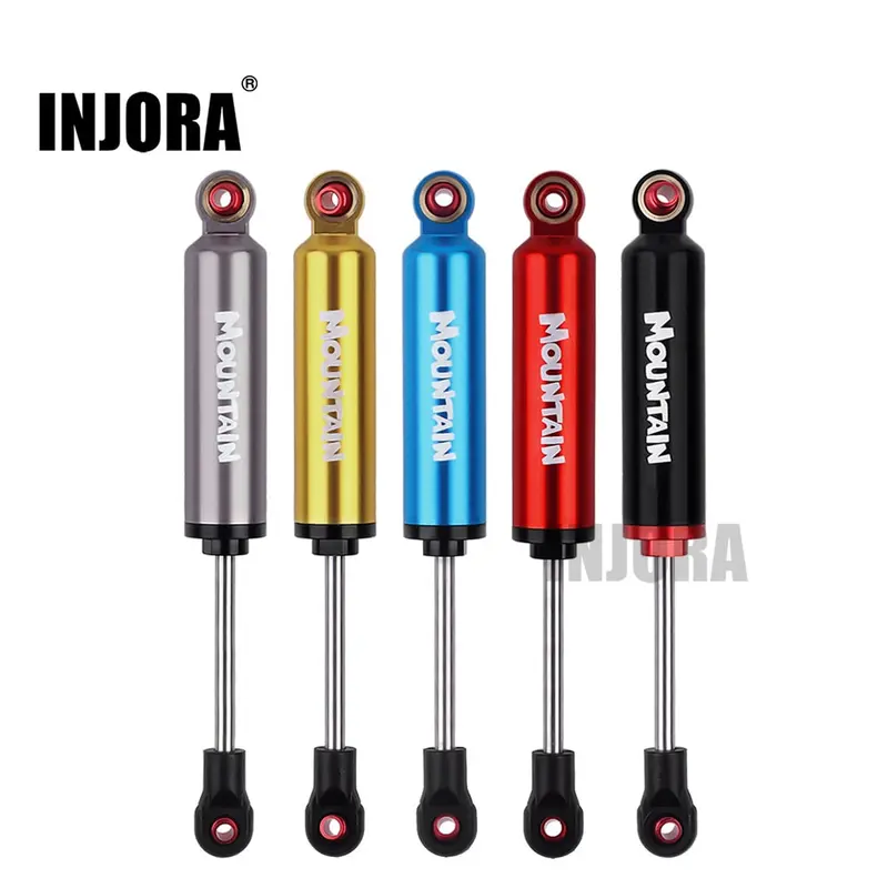 Injora Rc Car 2Pcs Built-In Spring 90/100/110/120Mm Shock Absorber Damper For 1/10 Rc Crawler Axial Scx10 90046 Trx-4 Mst Redcat 1
