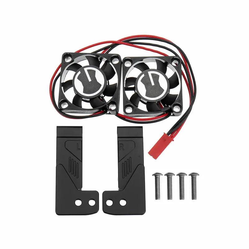Intake Sec Cooling Air Grille Simulation Fan Kit For 1/10 Trx4 Rc Car Parts 1