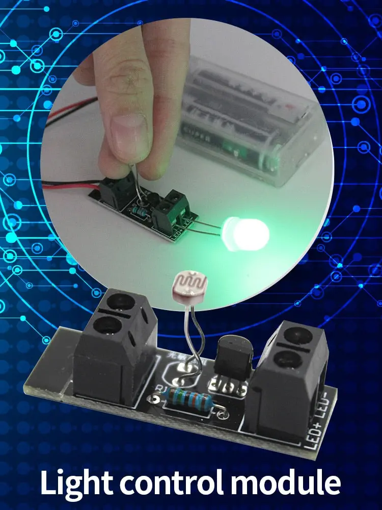 Intelligent Light Control Sensor Switch Module Light Sensor Board For Led Night 3V Power Supply Diy Rc Robot Car Toys Production 1