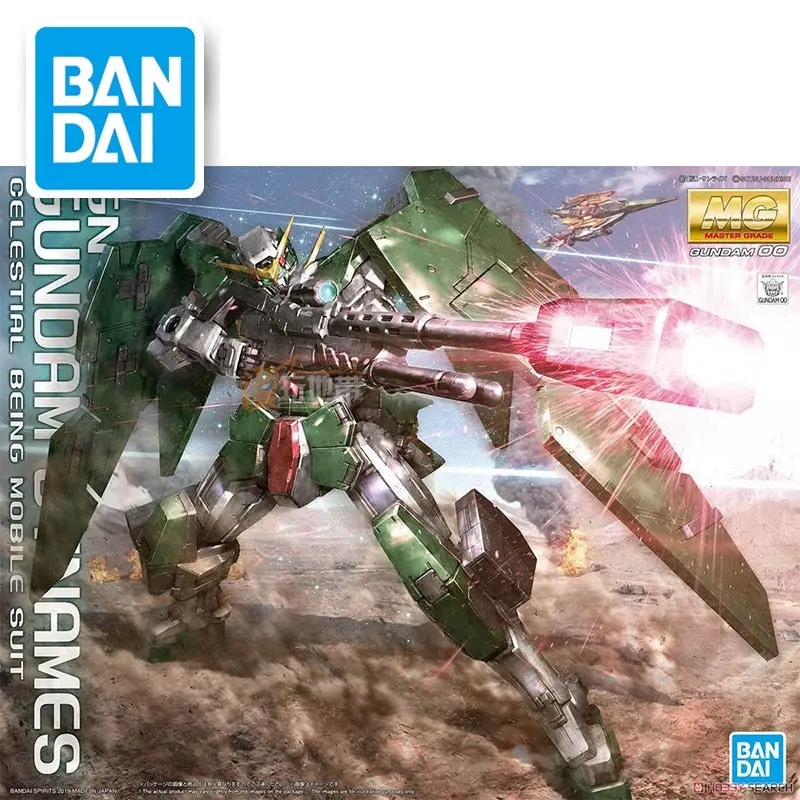 Japaness Bandai Gundam Mg 1/100 Model Dyunames Gn-002 00 Mobile Suit Kids Toys 1