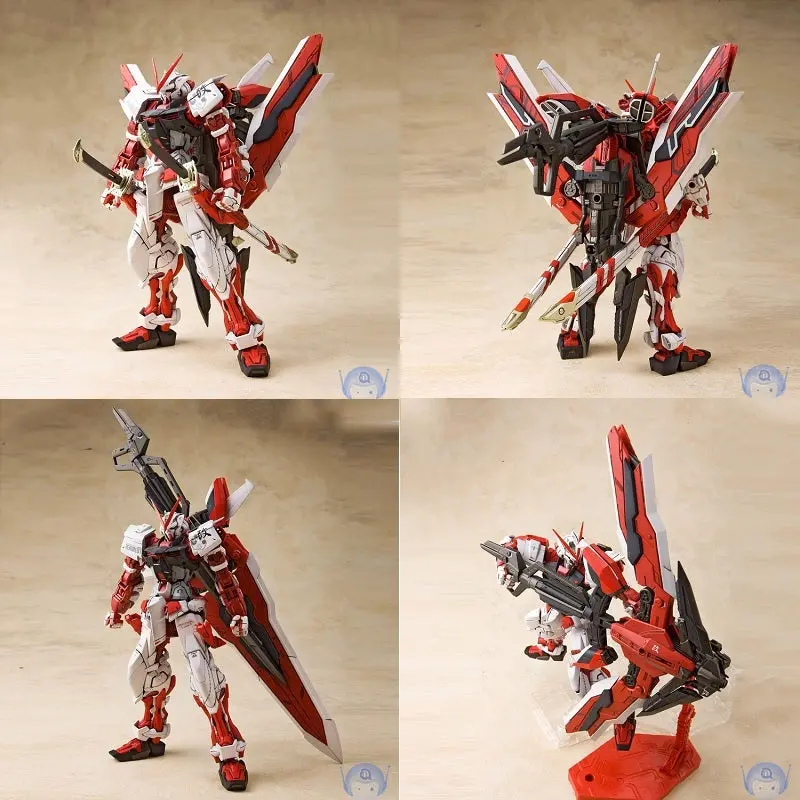 Japaness Original Gundam Mg 1/100 Model Astray Red Frame Gundam Seed Mobile Suit Kids Toys With Holder 1