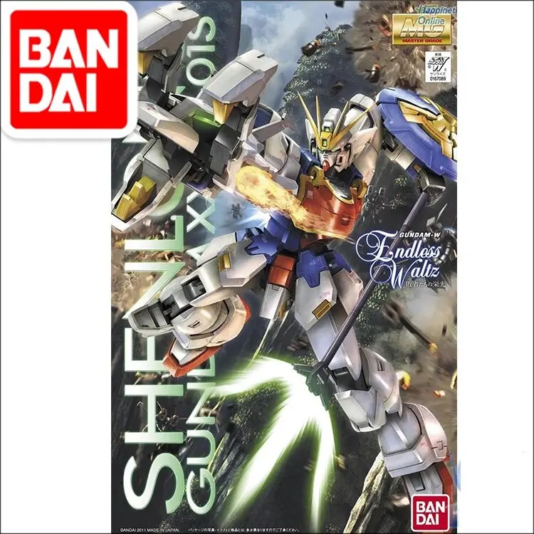 Japaness Original Gundam Mg 1/100 Model Shenlong Gundam Ew Mobile Suit Kids Toys 1