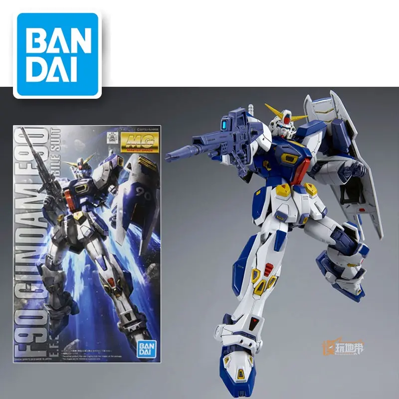 Japaness Original Gundam Pb Mg 1/100 Model F90 Gundam Mobile Suit Kids Toys With Holder 1