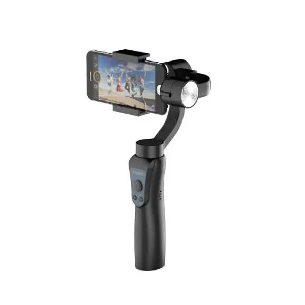 Jcrobot S5 3-Axis Handheld Bluetooth Gimbal Stabilizer For Smartphones & Gopro Hero Action Camera (Black) 1