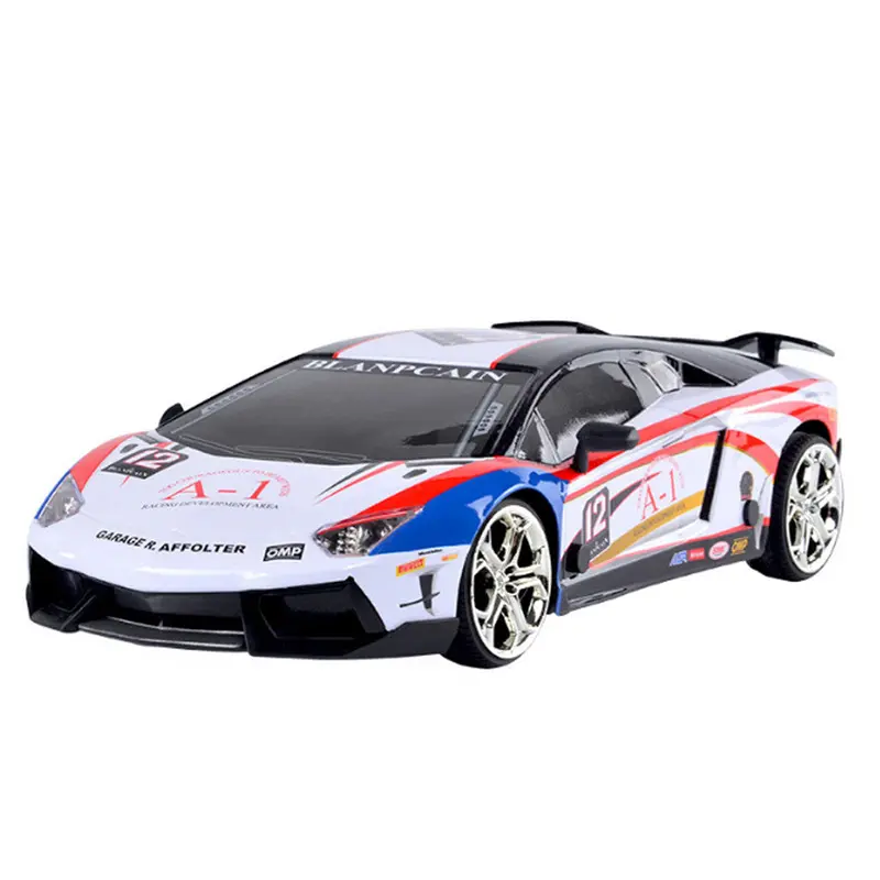 Jhl 1/16 2.4G 4Wd Drift Rc Car Titanium Alloy Shell With Led Light Racing Toys 1